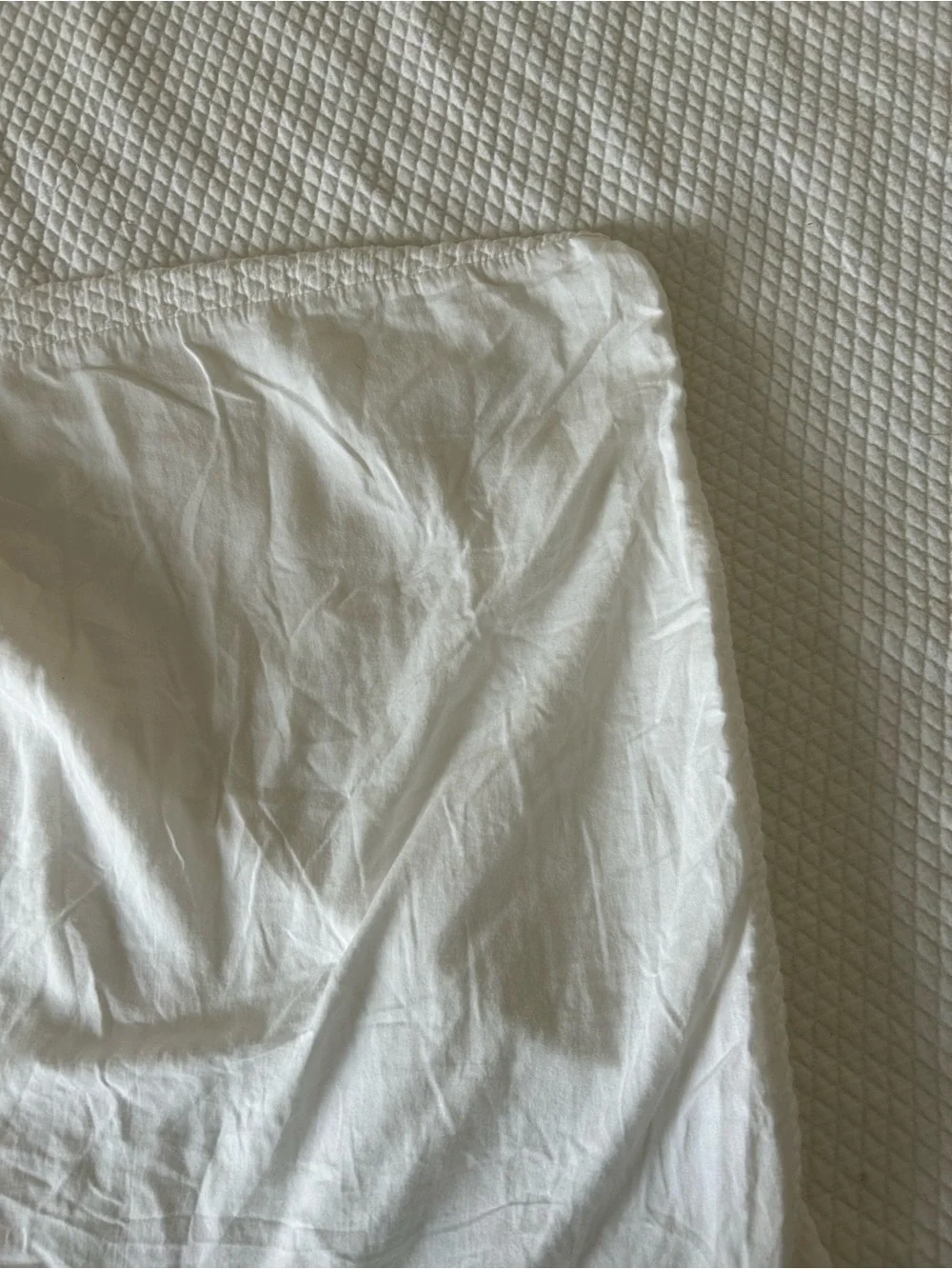 Fieldcrest by Target Cotton Knit Matelasse Quilted Duvet in Cream - Perfect!